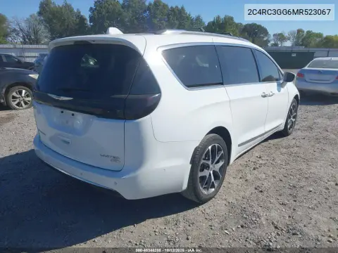 2C4RC3GG6MR523067 — 2021 Chrysler Pacifica, Передняя часть, фото до ремонта