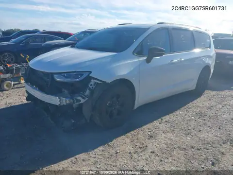 2C4RC1GG7SR601731 — 2025 Chrysler Pacifica, фото 3 с аукциона IAAI 20.10.2026, Передняя часть