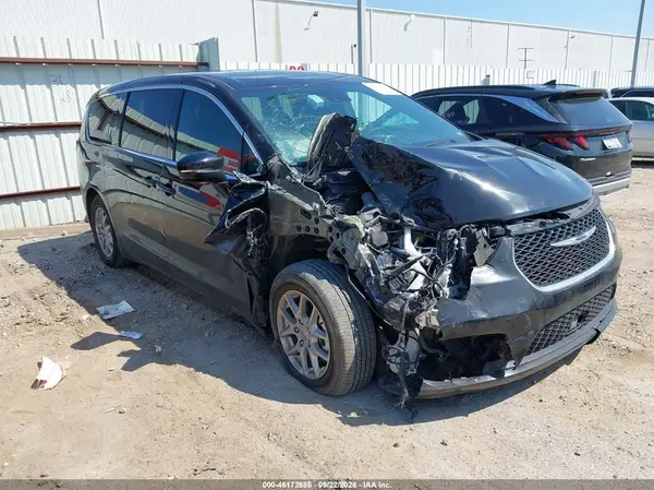 2C4RC1BG9SR506451 — 2025 Chrysler Pacifica, Передняя часть (Front End), фото до ремонта