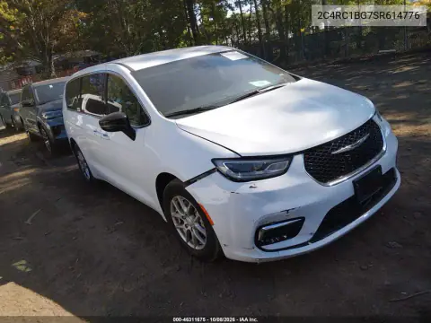2C4RC1BG7SR614776 — 2025 Chrysler Pacifica, Передняя часть, фото до ремонта
