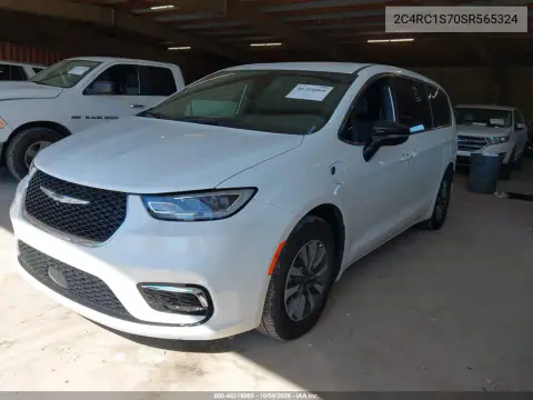 2025 Chrysler Pacifica Hybrid Select VIN 2C4RC1S70SR565324 фото 3