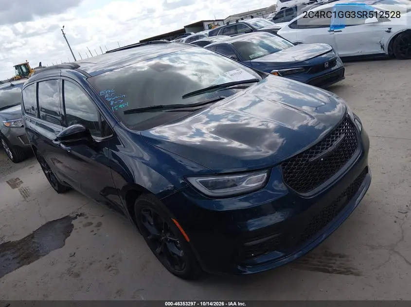2C4RC1GG3SR512528 Chrysler Pacifica 2025 — повреждение Передняя и задняя части, фото до ремонта