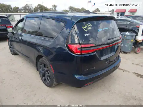 2C4RC1GG3SR512528 — 2025 Chrysler Pacifica, фото 3 с аукциона IAAI 20.10.2026, Передняя и задняя части