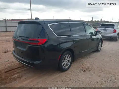 2C4RC1BG2SR531773 — 2025 Chrysler Pacifica, фото 5 с аукциона IAAI 20.10.2026, Передняя часть слева