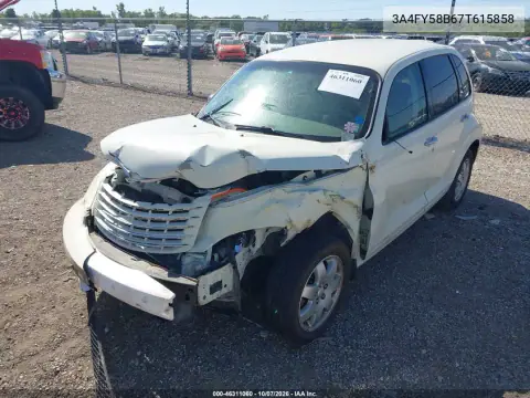 2007 Chrysler Pt Cruiser Touring VIN 3A4FY58B67T615858 фото 2