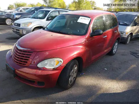 2009 Chrysler Pt Cruiser Lx VIN 3A8FY48989T571158 фото 3
