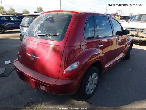 2009 Chrysler Pt Cruiser Lx VIN 3A8FY48989T571158 фото 5