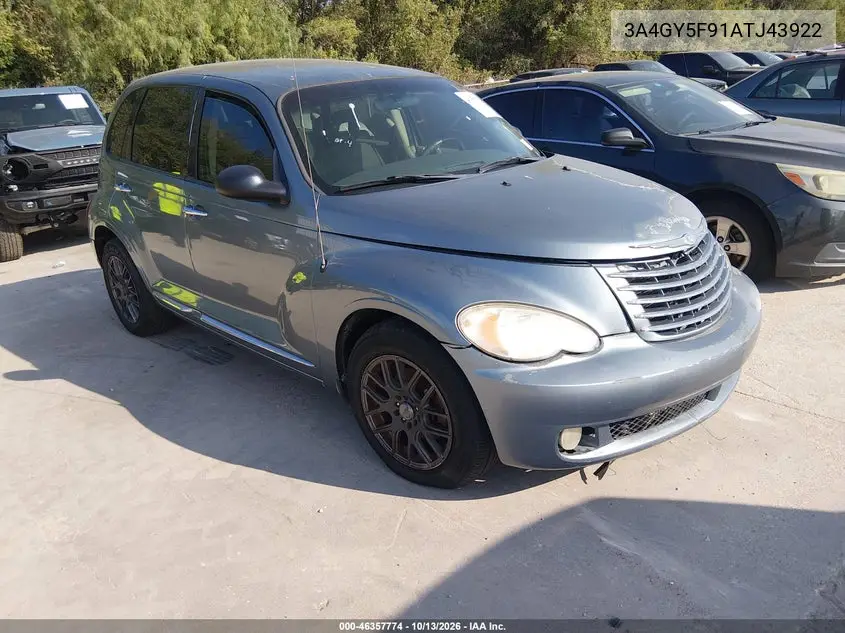 2010 Chrysler Pt Cruiser Classic VIN 3A4GY5F91ATJ43922 фото 2