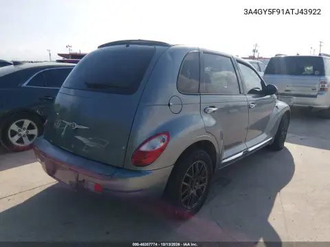 2010 Chrysler Pt Cruiser Classic VIN 3A4GY5F91ATJ43922 фото 5
