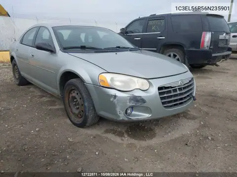 1C3EL56R56N235901 — 2006 Chrysler Sebring, Левая сторона, фото до ремонта
