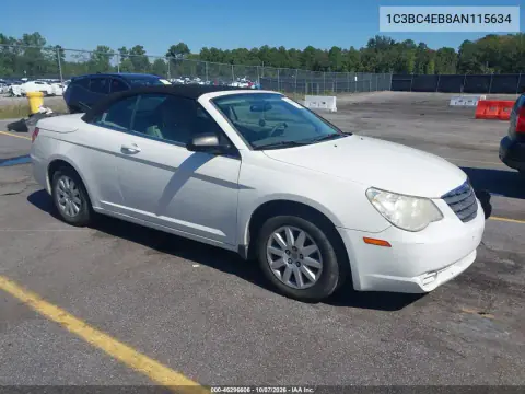 1C3BC4EB8AN115634 — 2010 Chrysler Sebring, Передняя часть, фото до ремонта
