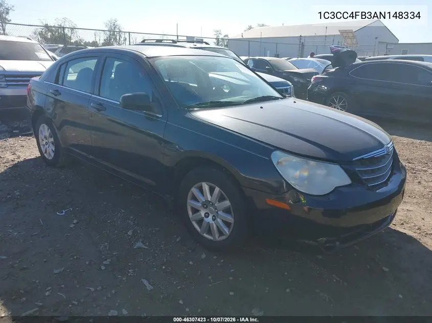 2010 Chrysler Sebring Touring VIN 1C3CC4FB3AN148334 фото 2