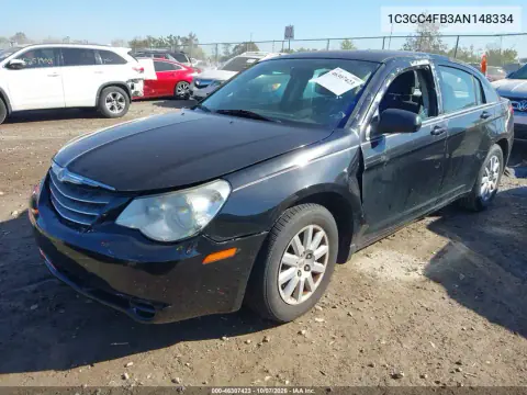 2010 Chrysler Sebring Touring VIN 1C3CC4FB3AN148334 фото 3