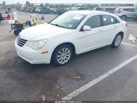 2010 Chrysler Sebring Limited VIN 1C3CC5FD7AN132483 фото 3
