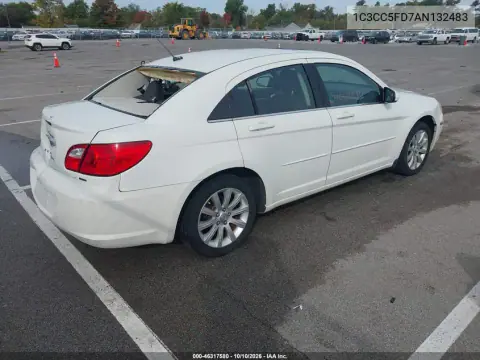 2010 Chrysler Sebring Limited VIN 1C3CC5FD7AN132483 фото 5