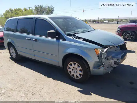 2008 Chrysler Town & Country Lx VIN 2A8HR44H38R757467 фото 2