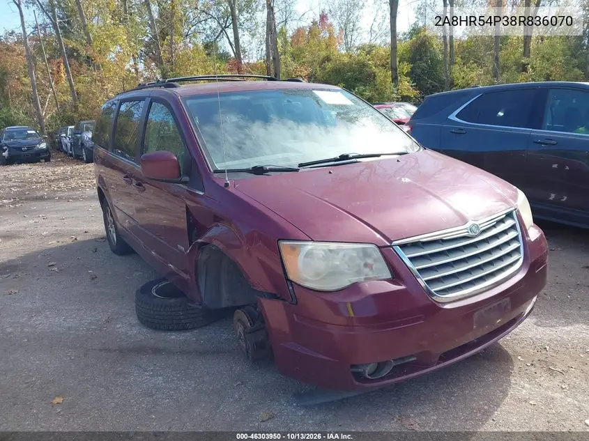 2008 Chrysler Town & Country Touring VIN 2A8HR54P38R836070 фото 2