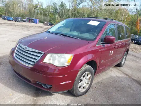 2008 Chrysler Town & Country Touring VIN 2A8HR54P38R836070 фото 3
