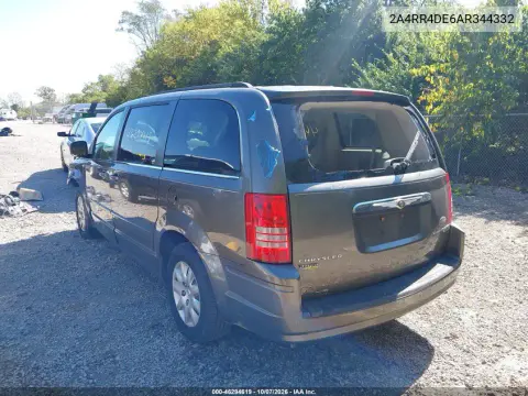 2010 Chrysler Town & Country Lx VIN 2A4RR4DE6AR344332 фото 3
