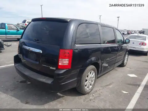 2010 Chrysler Town & Country Lx VIN 2A4RR4DE5AR151539 фото 5