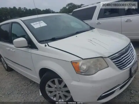 2C4RC1BG0DR517745 — 2013 Chrysler TOWN & Country, Передний левый, фото до ремонта