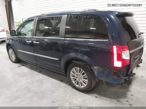 2C4RC1GG6DR732281 — 2013 Chrysler TOWN & Country, фото 4 с аукциона IAAI, Задняя часть