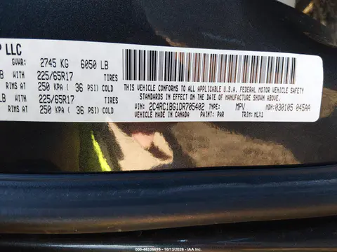 2013 Chrysler Town & Country Touring VIN 2C4RC1BG1DR705402 фото 10
