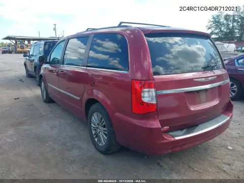 2C4RC1CG4DR712021 — 2013 Chrysler TOWN & Country, Возвращение во владение, фото до ремонта