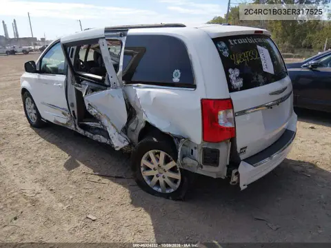 2014 Chrysler Town & Country Touring VIN 2C4RC1BG3ER317525 фото 3