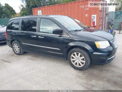 2C4RC1BG3ER418547 — 2014 Chrysler TOWN & Country, Естественный износ, фото до ремонта