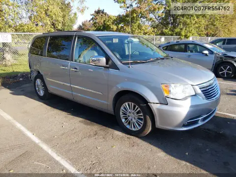 2C4RC1CG7FR554762 — 2015 Chrysler TOWN & Country, Неизвестные повреждения, фото до ремонта