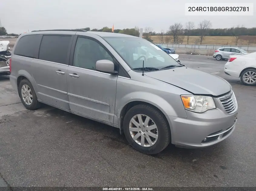 2016 Chrysler Town & Country Touring VIN 2C4RC1BG8GR302781 фото 2