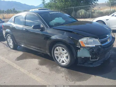 1C3CDZAB6EN166785 — 2014 Dodge Avenger SE, Передняя часть (Front End), фото до ремонта