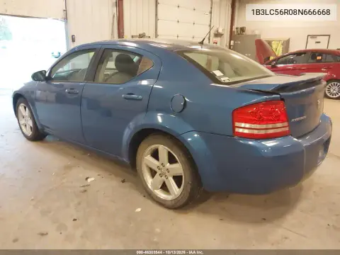 2008 Dodge Avenger Sxt VIN 1B3LC56R08N666668 фото 3