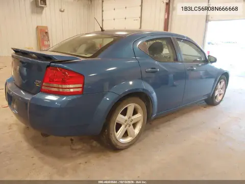 2008 Dodge Avenger Sxt VIN 1B3LC56R08N666668 фото 4