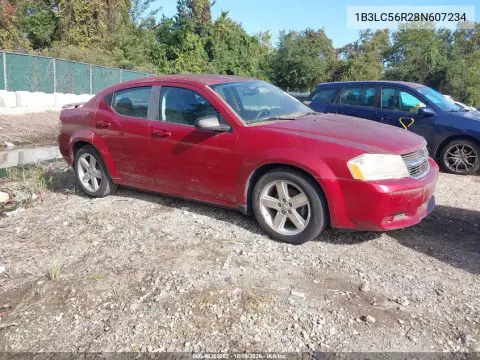1B3LC56R28N607234 — 2008 Dodge Avenger, Естественный износ, фото до ремонта