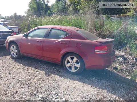2008 Dodge Avenger Sxt VIN 1B3LC56R28N607234 фото 3