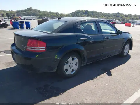 2010 Dodge Avenger Sxt VIN 1B3CC4FB9AN155107 фото 5