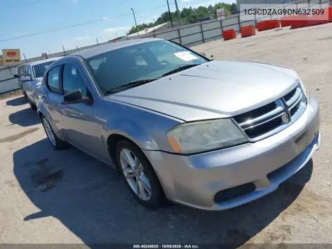 1C3CDZAG9DN632509 — 2013 Dodge Avenger, Возвращение во владение, фото до ремонта