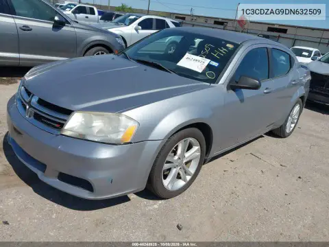 2013 Dodge Avenger Se V6 VIN 1C3CDZAG9DN632509 фото 2