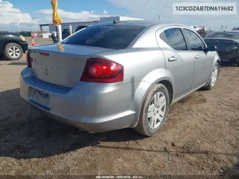 2013 Dodge Avenger Se VIN 1C3CDZAB7DN619682 фото 5