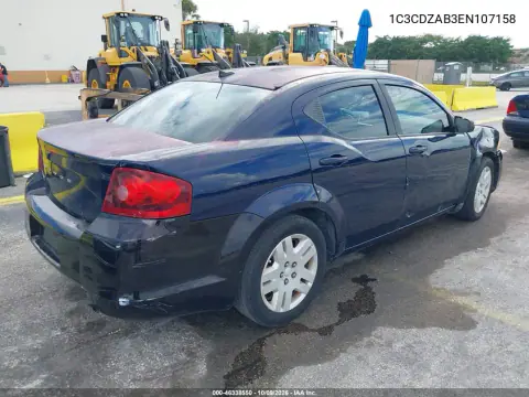 2014 Dodge Avenger Se VIN 1C3CDZAB3EN107158 фото 5