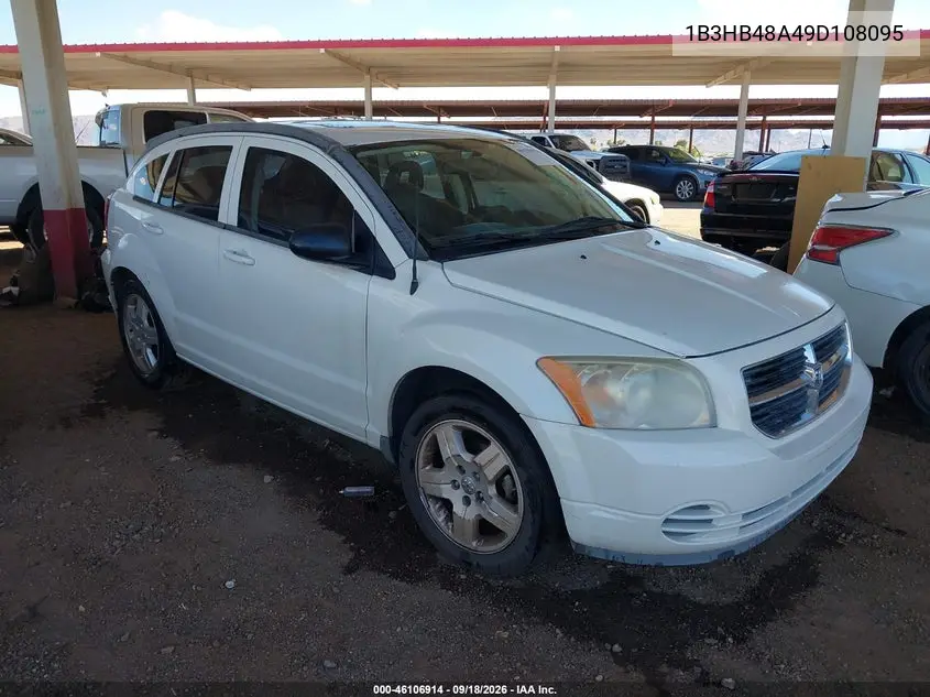 2009 Dodge Caliber Sxt VIN 1B3HB48A49D108095 фото 2