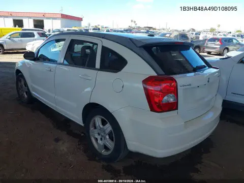2009 Dodge Caliber Sxt VIN 1B3HB48A49D108095 фото 4