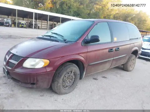 2003 Dodge Grand Caravan Se VIN 1D4GP24363B142777 фото 2