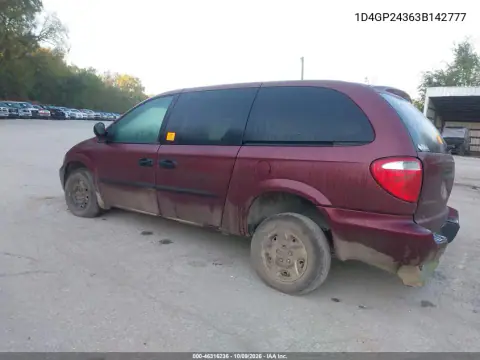2003 Dodge Grand Caravan Se VIN 1D4GP24363B142777 фото 3