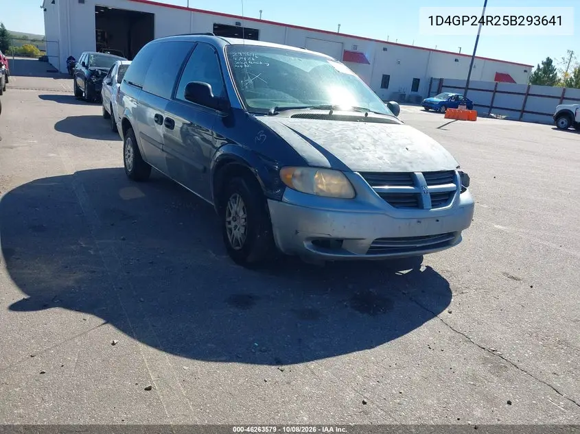 2005 Dodge Grand Caravan Se VIN 1D4GP24R25B293641 фото 1