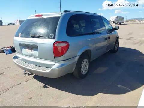 2005 Dodge Grand Caravan Se VIN 1D4GP24R25B293641 фото 4