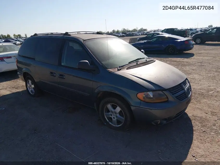 2005 Dodge Grand Caravan Sxt VIN 2D4GP44L65R477084 фото 1