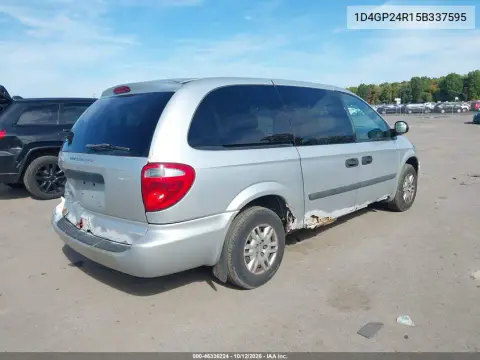 2005 Dodge Grand Caravan Se VIN 1D4GP24R15B337595 фото 5